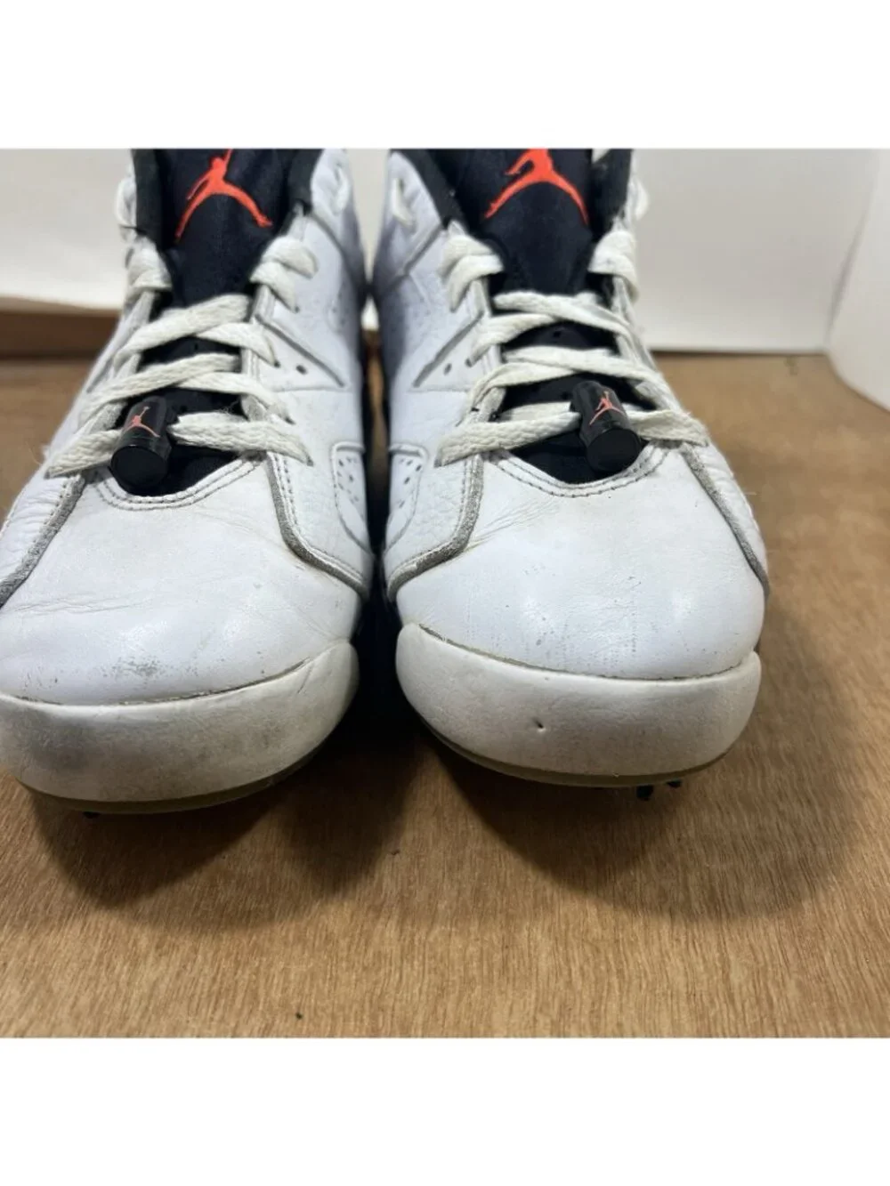 Air Jordan 6 Retro Low Men's Size 8 Golf Shoe White Infrared